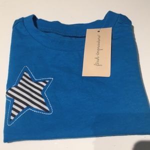 Long sleeve blue shirt